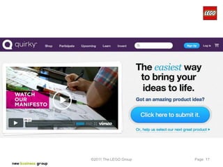 ©2011 The LEGO Group   Page 17
 