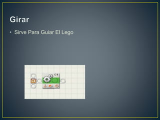 • Sirve Para Guiar El Lego
 