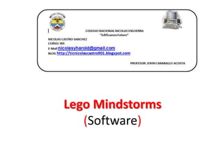 Lego Mindstorms
(Software)
 