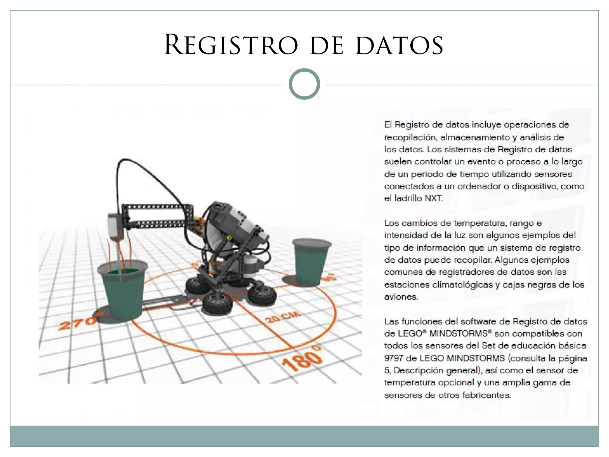 Registro de datos
 