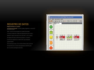 REGISTRO DE DATOS
 