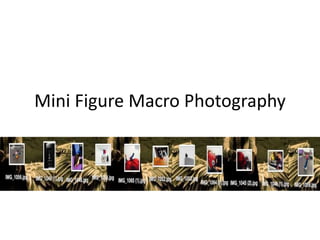 Mini Figure Macro Photography
 