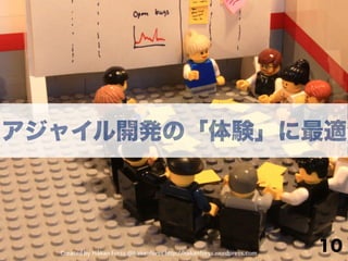 アジャイル開発の「体験」に最適
10
 