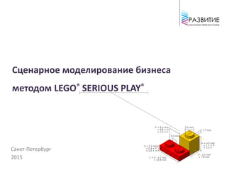 Санкт-Петербург
2015
Сценарное моделирование бизнеса
методом LEGO® SERIOUS PLAY®
 