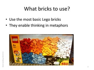 Lego Serious Play Introduction Slide 3