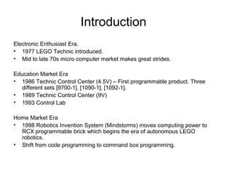 Lego's First Programmable Product Slide 2