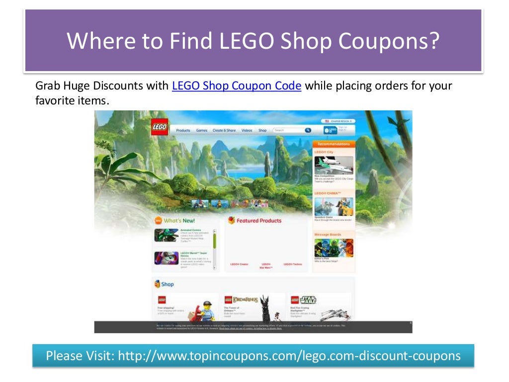LEGO Shop Coupon Code