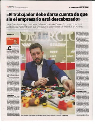 Lego Entrevista Presidente AJE Asturias, Jorge G. Arango. Lego View