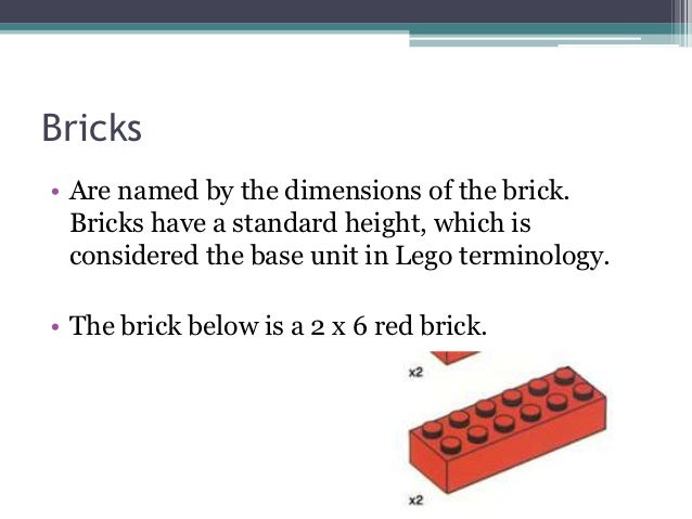 parts of a lego brick