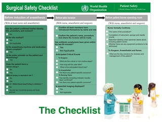 The Checklist