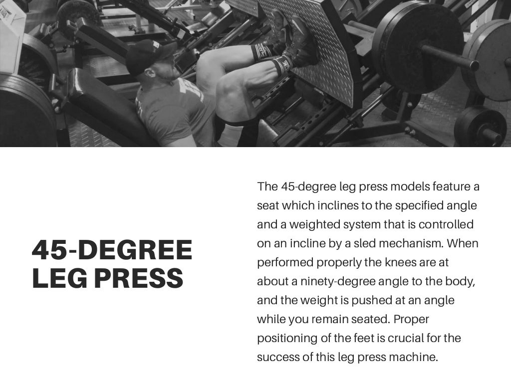 Types of Leg Press Machines