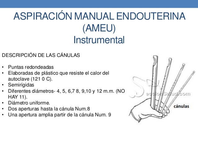 Legrado uterino instrumental y ameu ujat