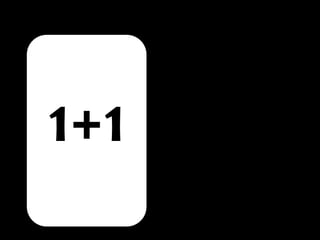 1+1
 