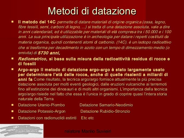 Metodi di datazione delle superfici