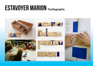 ESTAVOYER MARION Tactilographie. 
 