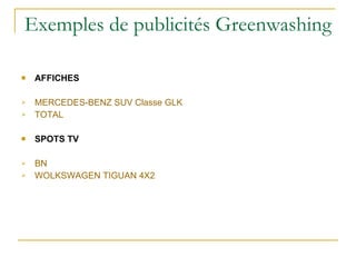 Exemples de publicités Greenwashing AFFICHES MERCEDES-BENZ SUV Classe GLK TOTAL SPOTS TV BN WOLKSWAGEN TIGUAN 4X2 