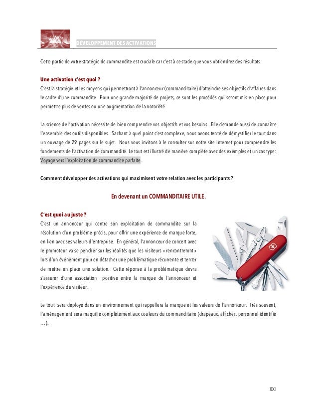 Lettre de commandite sportive