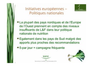 Initiatives européennes ‒
       Politiques nationales

La plupart des pays nordiques et de l’Europe
de l’Ouest prennent e...