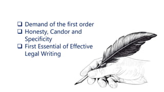 Legal Writing | PPTX