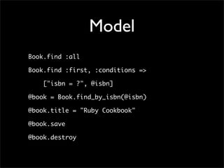 Lehmanns Rails Erweitern