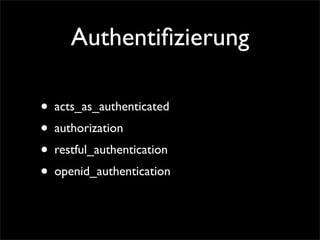 Lehmanns Rails Erweitern