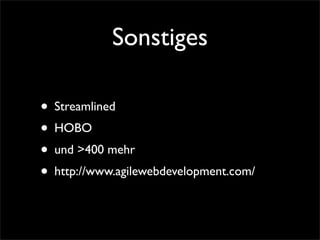 Lehmanns Rails Erweitern