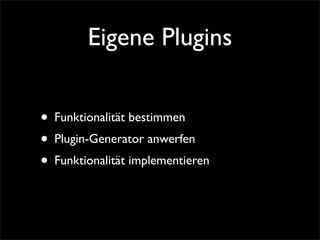 Lehmanns Rails Erweitern