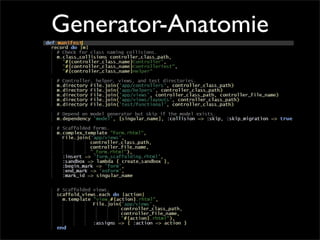 Lehmanns Rails Erweitern