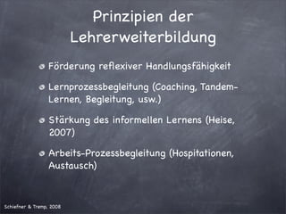 Lehrerweiterbildung.Key