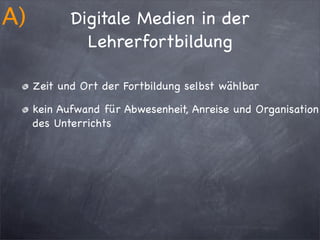 Lehrerweiterbildung.Key