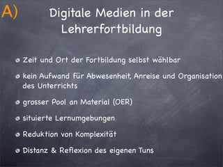 Lehrerweiterbildung.Key