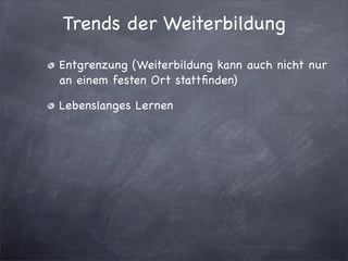 Lehrerweiterbildung.Key