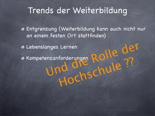 Lehrerweiterbildung.Key