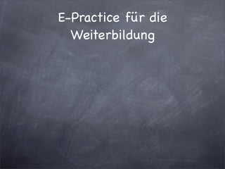 Lehrerweiterbildung.Key