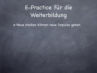 Lehrerweiterbildung.Key