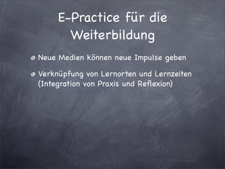 Lehrerweiterbildung.Key