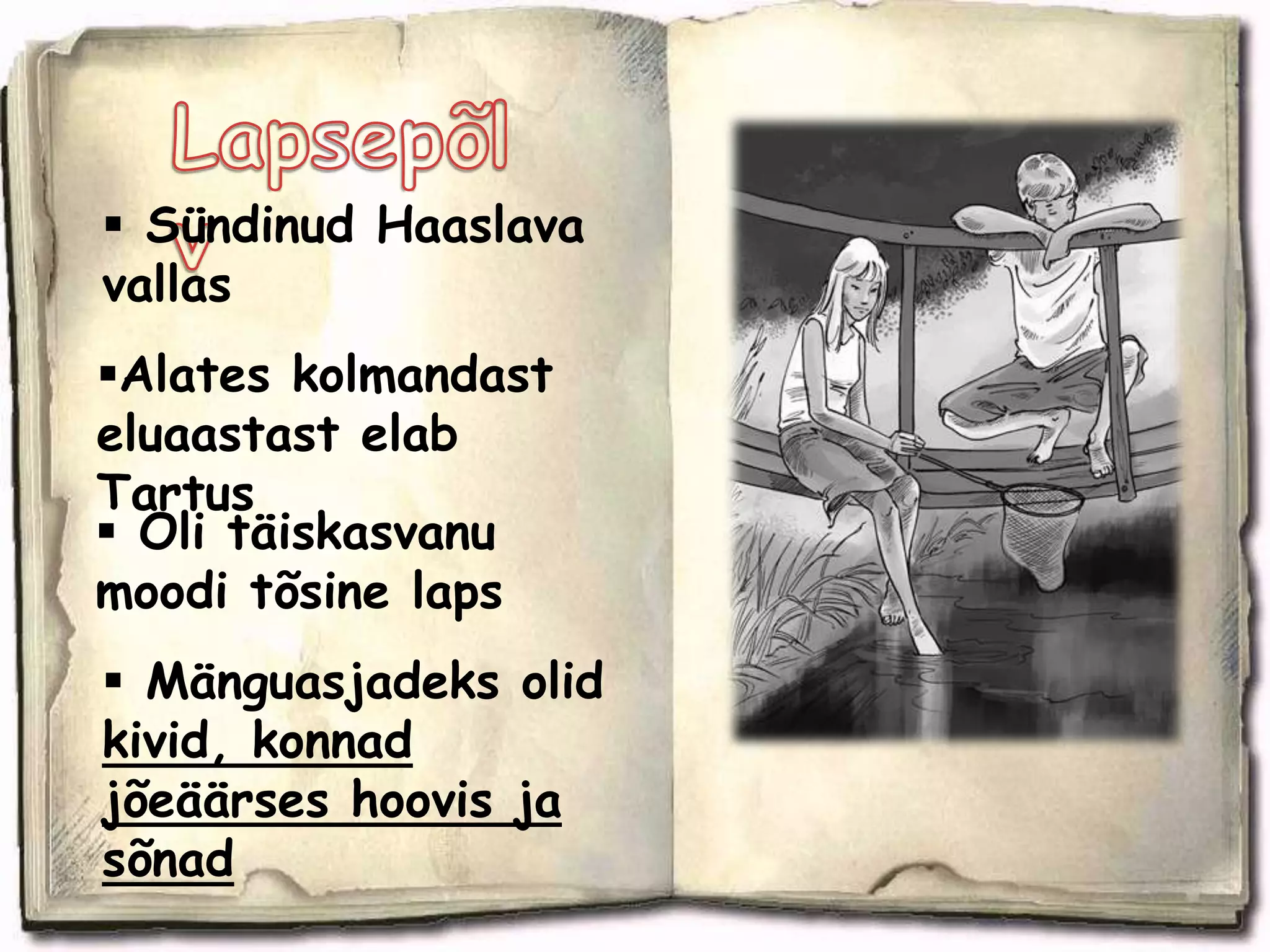 Lapsepõlv Sündinud Haaslava vallas