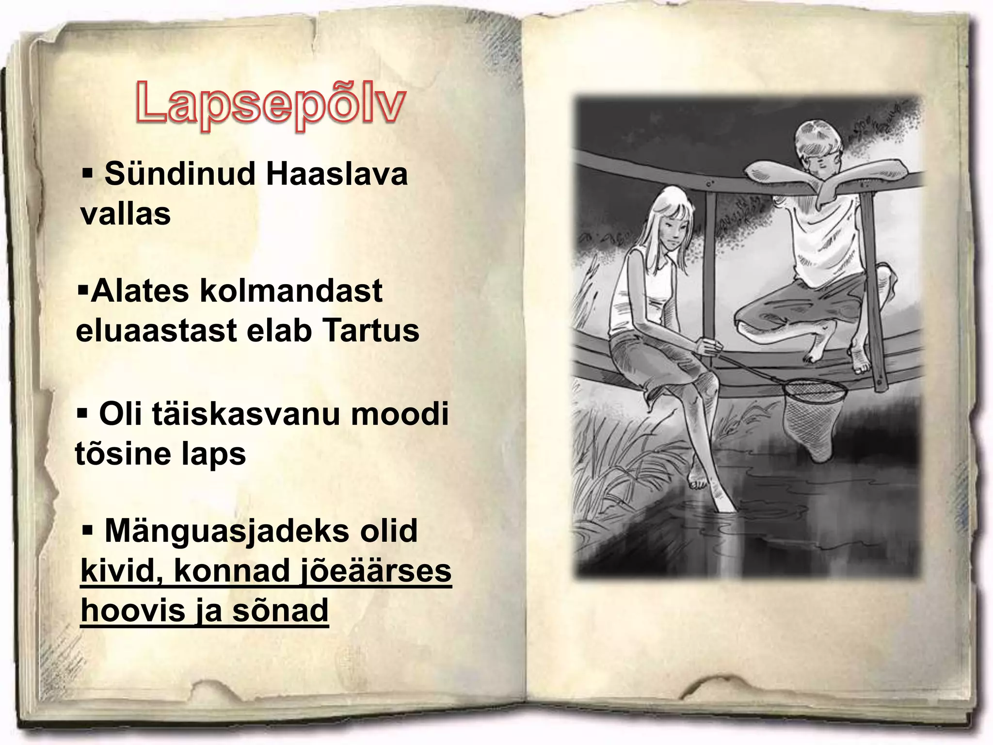 Lapsepõlv Sündinud Haaslava vallas