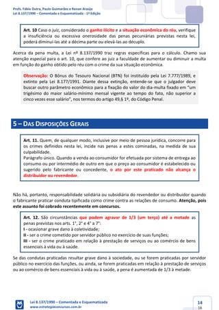 Lei 8137/90 Comentada e Esquematizada | PDF