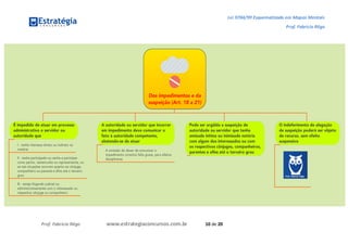 Lei 9784/99 Esquematizada em Mapas Mentais
Prof. Fabrício Rêgo
Prof. Fabrício Rêgo www.estrategiaconcursos.com.br 10 de 20
 