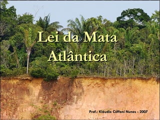 Lei da Mata Atlântica Prof.: Kláudio Cóffani Nunes - 2007 