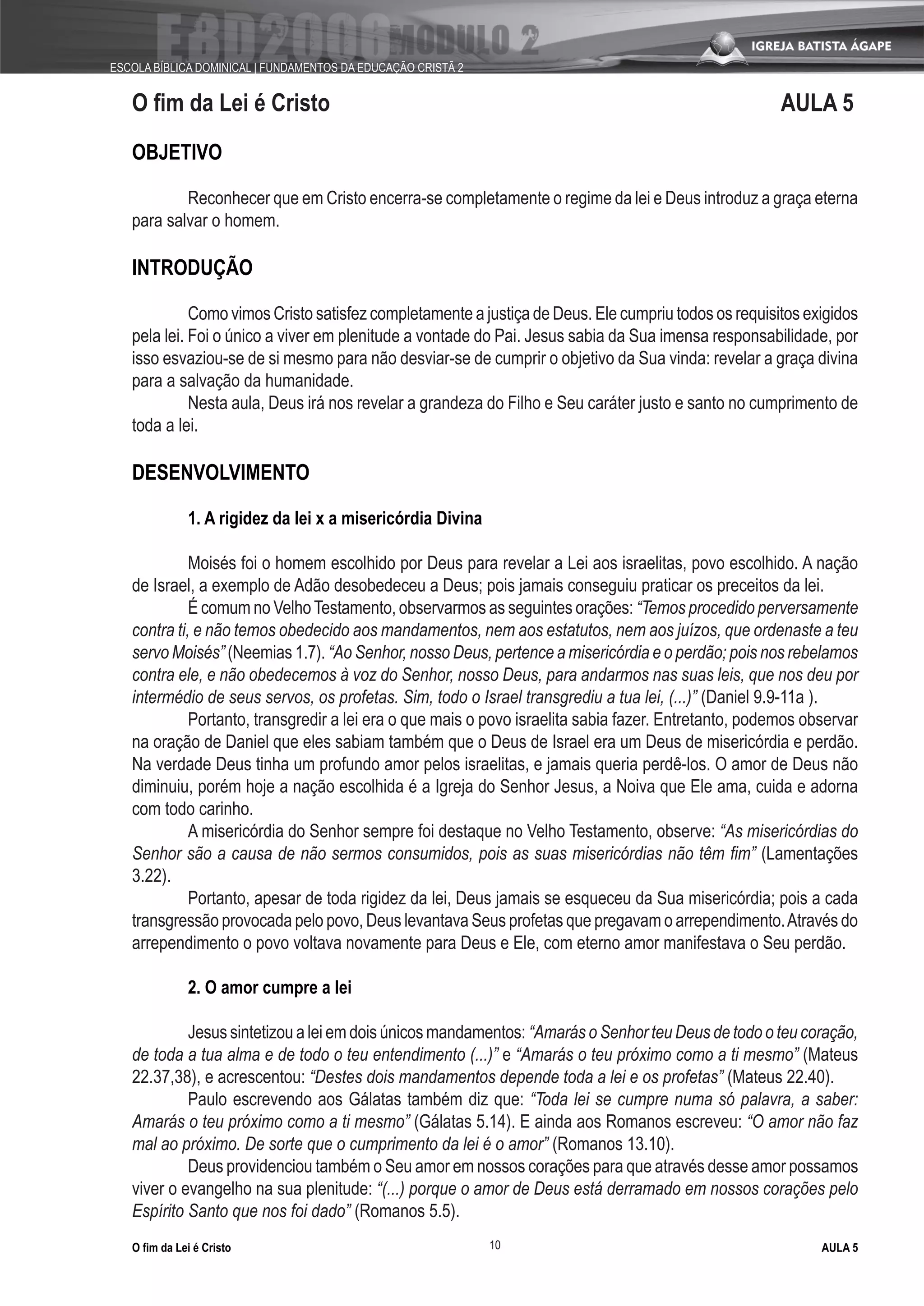 Lei E GraçA Modulo 2