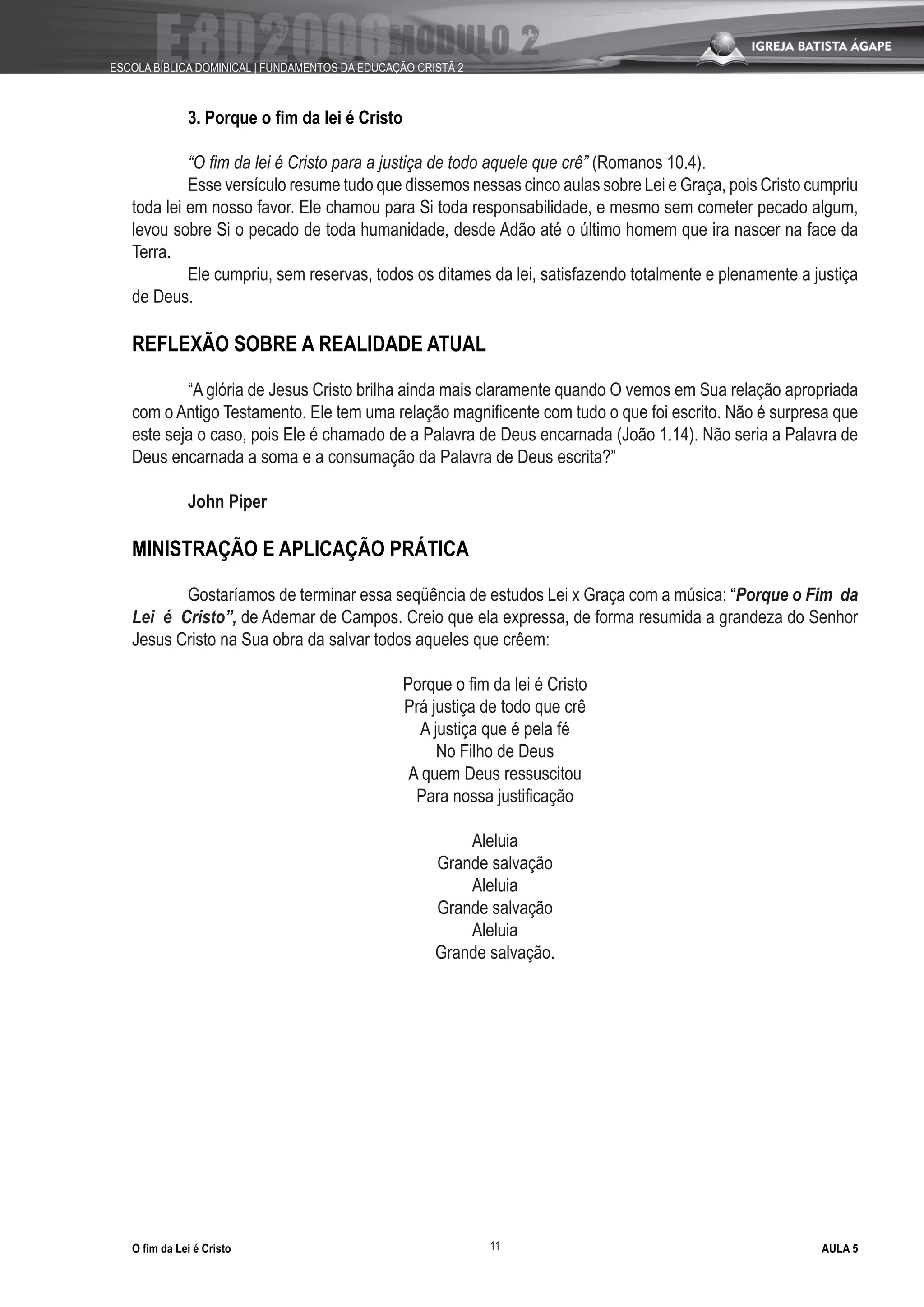 Lei E GraçA Modulo 2