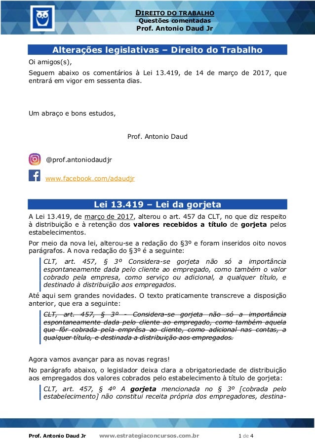 Art 457 parágrafo 2o clt comentado