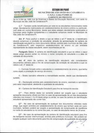 Projeto de Lei - Meia-Entrada Estudantil 