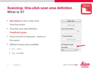 Leica Geomos Features One-click Scan Area Definition and a Table View | PPT