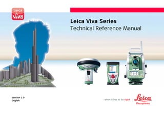 Leica Viva Series
Technical Reference Manual
Version 1.0
English
 