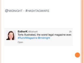@MIDNIGHT - #HASHTAGWARS 
 