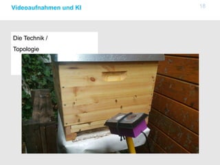 Die Technik /
Topologie
18Videoaufnahmen und KI
 