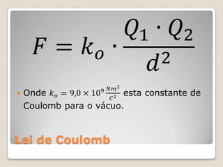Lei de Coulomb
 